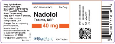 Nadolol Tablets 40 mg